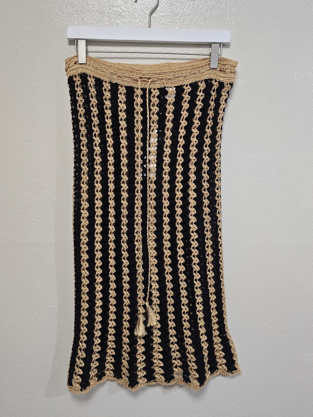 My Beachy Side Handknit Midi Skirt NWT Size Small